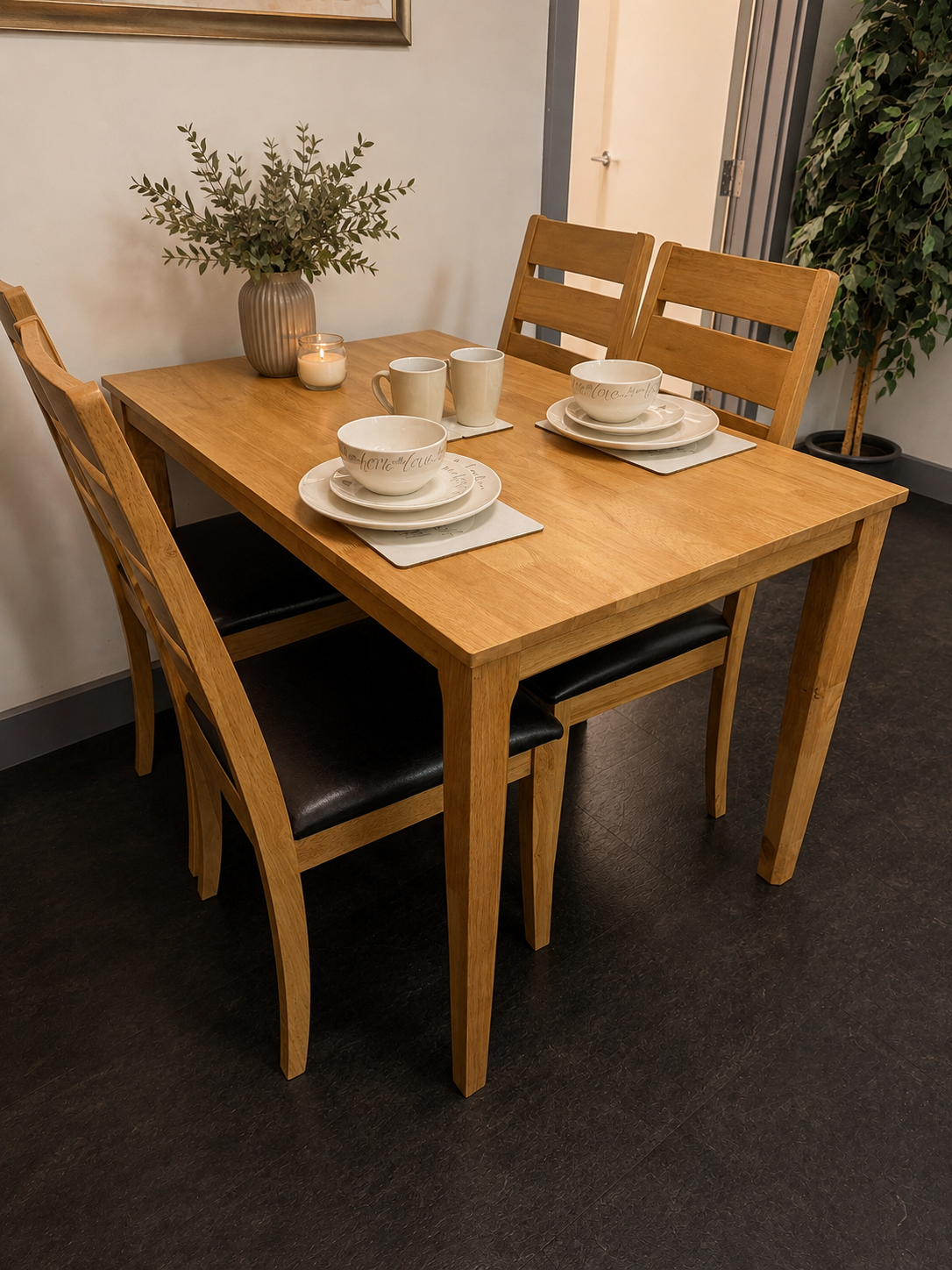 Oak Effect Dining Table