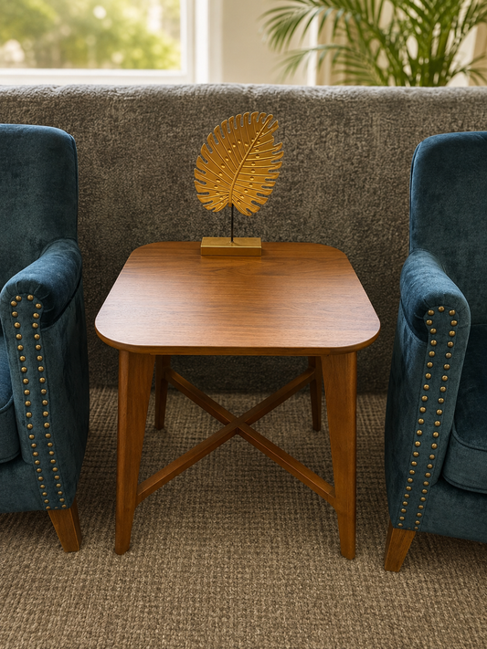 Carrington Walnut Lamp Table