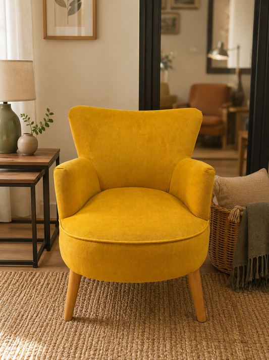 Keira Accent Chair in Ochre