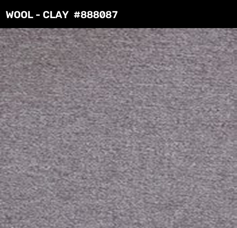 Clay wool-weave upholstery fabric